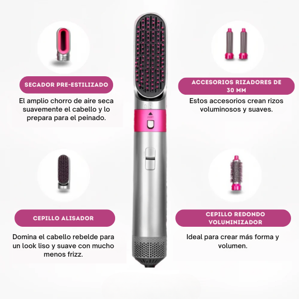 AirStyler™ Cepillo Secador 5 En 1 Profesional