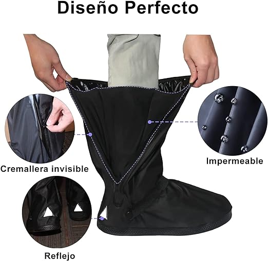 Cubrecalzado Impermeable con suela Antideslizante