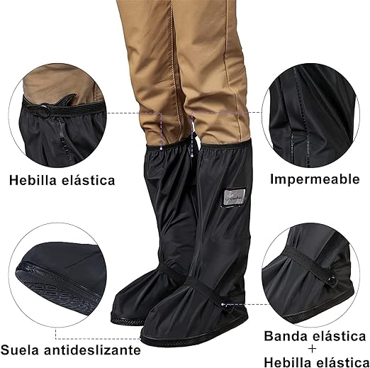 Cubrecalzado Impermeable con suela Antideslizante