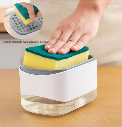 Dispensador De Jabon Para Cocina Esponja