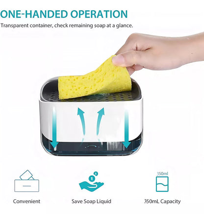 Dispensador De Jabon Para Cocina Esponja