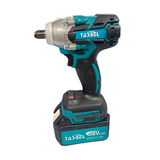 Llave de Impacto Inalámbrica TASBEL™ 98V + 2 Batería 4.0Ah + Maleta con Accesorios
