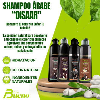 Shampoo Tinte Disaar™ 🌿 Dile Adiós a las Canas