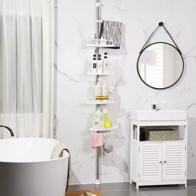 Esquinero De Ducha Ajustable Multi Uso