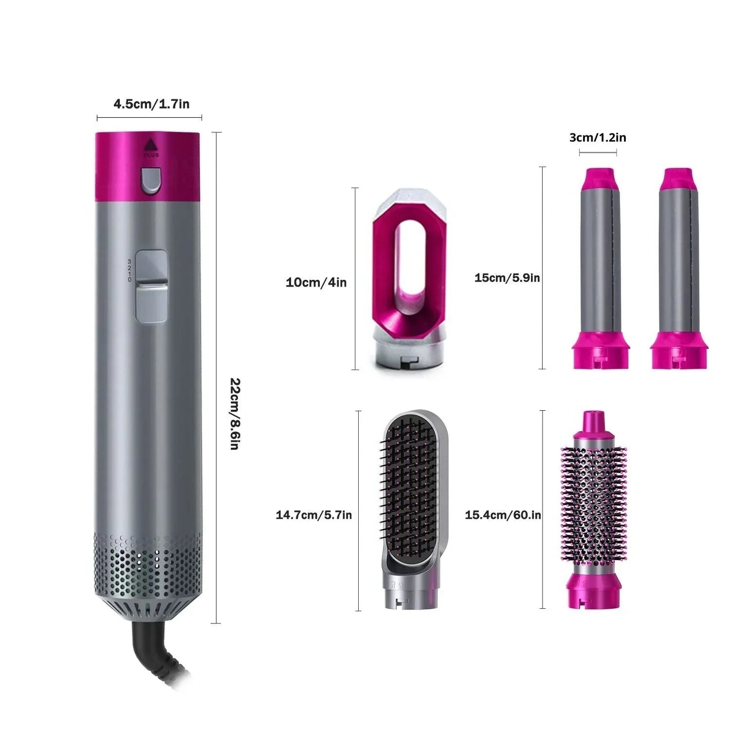 AirStyler™ Cepillo Secador 5 En 1 Profesional