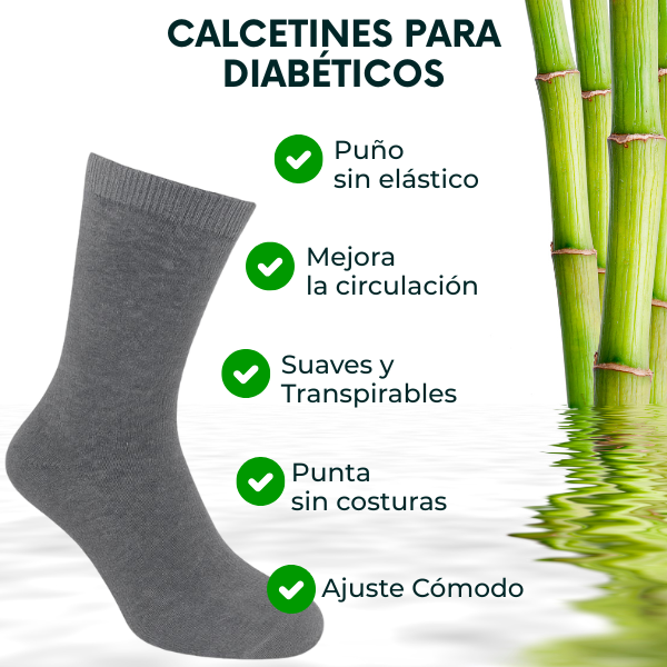 12 PARES - Calcetines Premium Zensox™ para Diabéticos