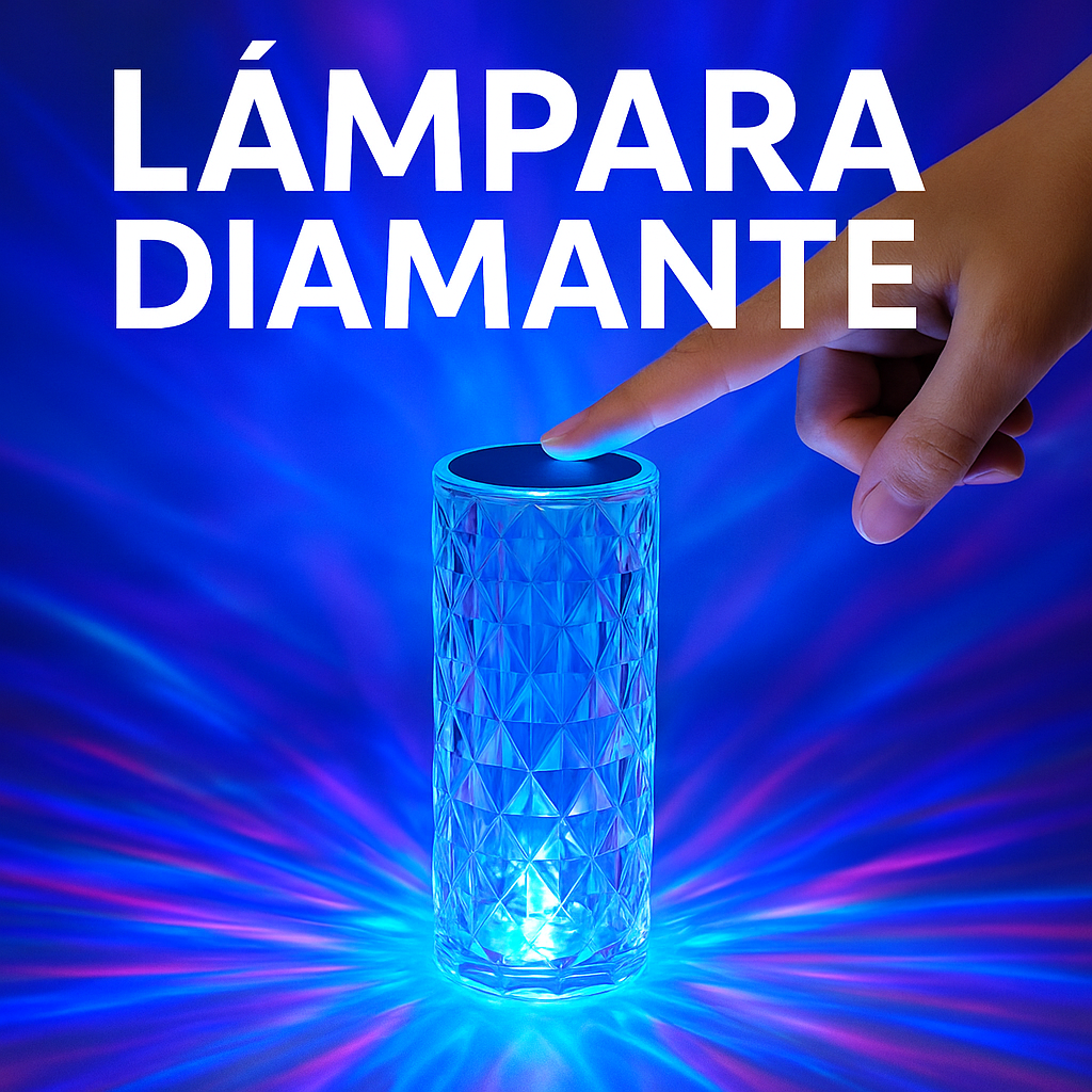 Lampara Cristal Touch