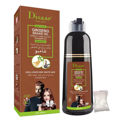 Shampoo Tinte Disaar™ 🌿 Dile Adiós a las Canas