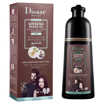 Shampoo Tinte Disaar™ 🌿 Dile Adiós a las Canas